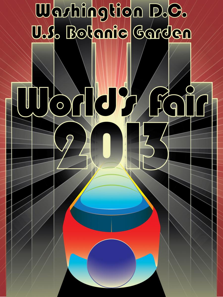 Washingtion D.C. U.S. Botanic Garden World's fair 2013 Train